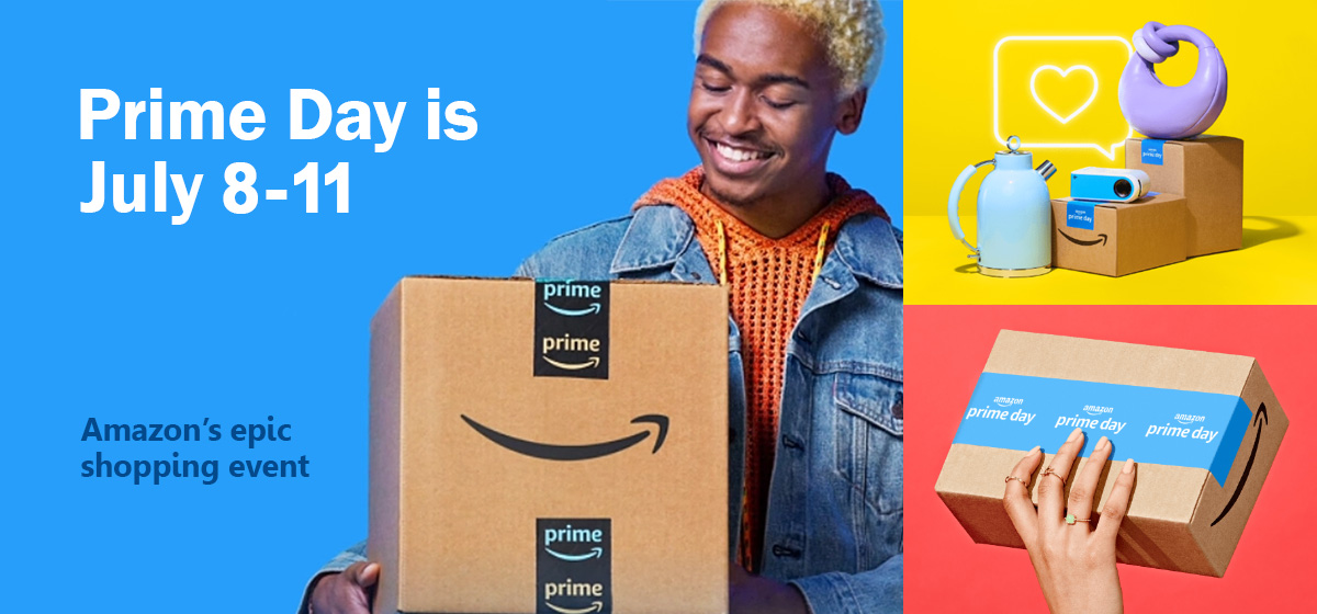 החגיגה הכי גדולה של Amazon אמזון – Prime Day פריים דיי