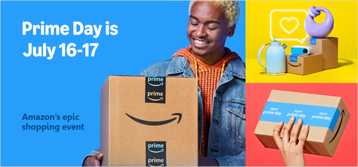 החגיגה הכי גדולה של Amazon אמזון – Prime Day פריים דיי