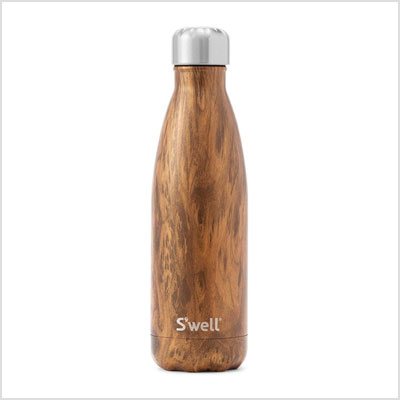 בקבוק טרמי S’WELL בעיצוב עץ 500 מ”ל